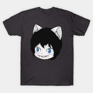 creepypasta jeff the killer cat T-Shirt